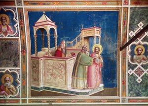 The Expulsion of Joachim from the Temple, c.1305 by Giotto di Bondone